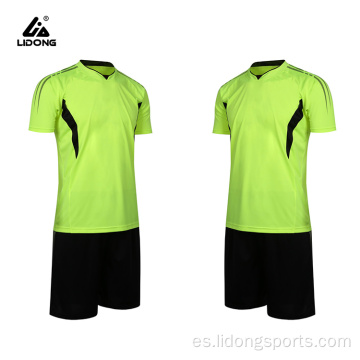 Set de camiseta de fútbol de camisetas juveniles de diseño personalizado